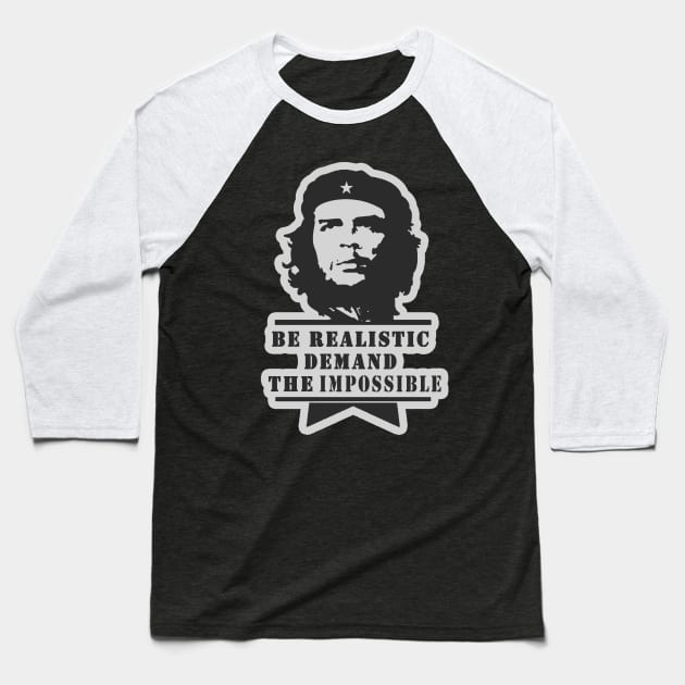 realistic che guevara Baseball T-Shirt by carismashop